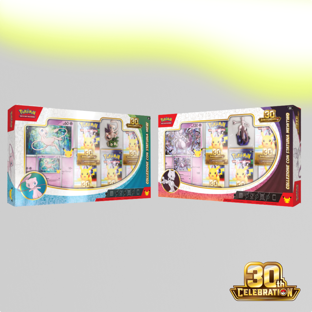 Collezione con Statuina 30th Anniversario - Pokémon (IT)