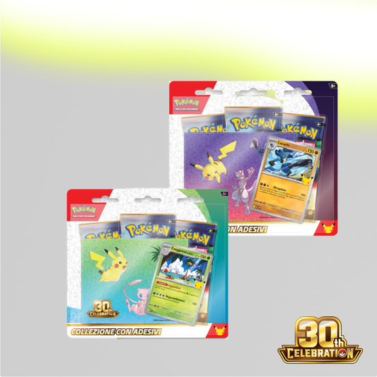 Blister da tre buste 30th Anniversario - Pokémon (IT)