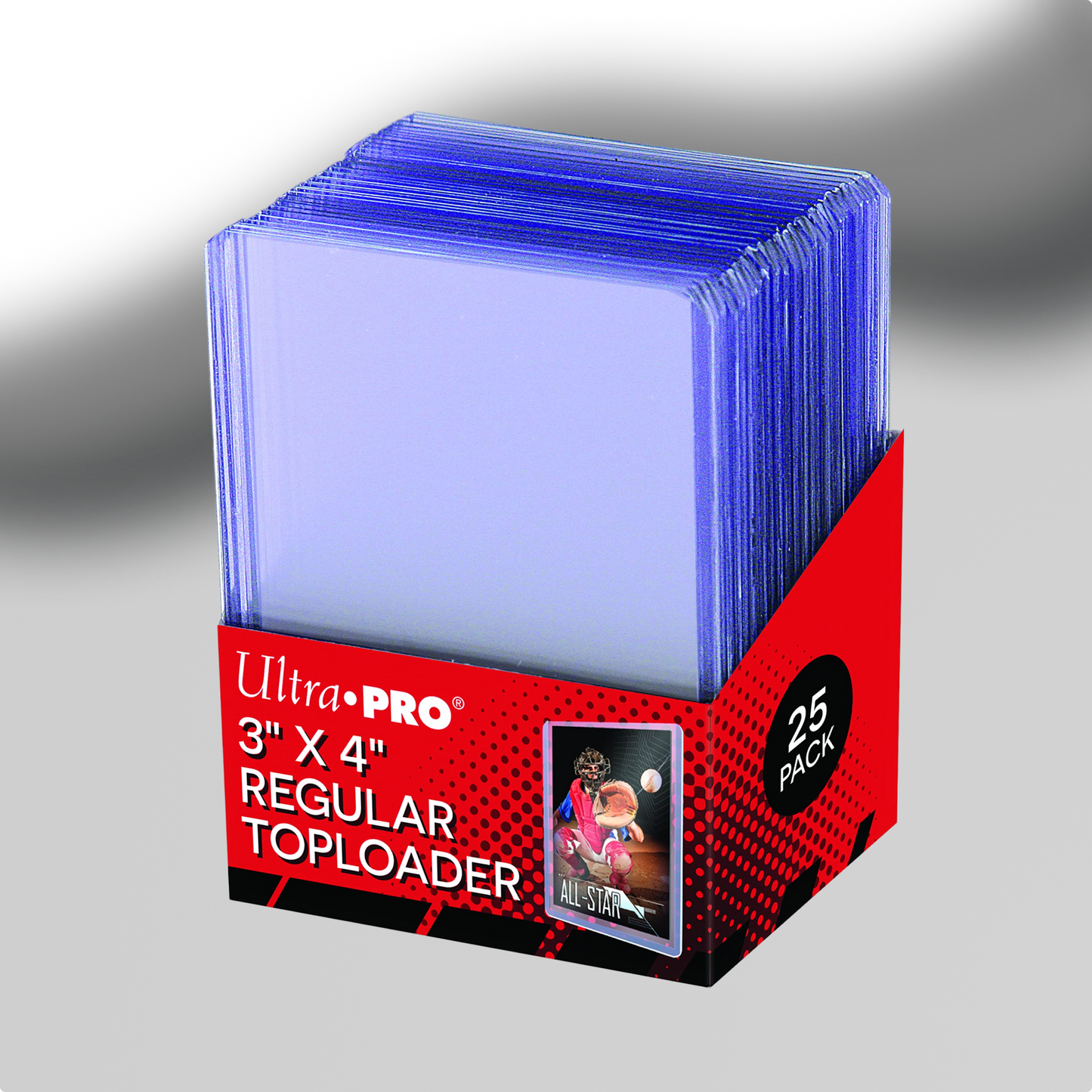 Ultra PRO - 25 Toploader 3" x 4" Regular